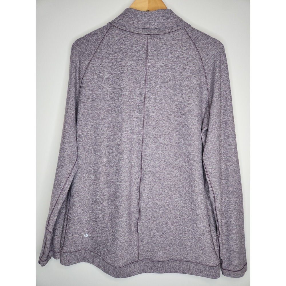 Lululemon Rulu Rally Wrap Heathered Graphite Purple Size 12 - Picture 8 of 10